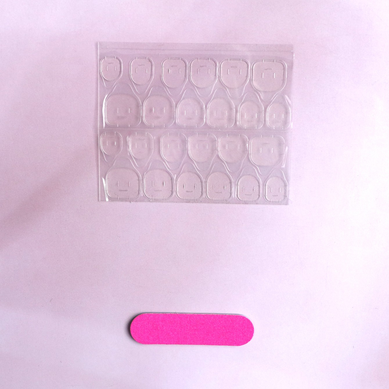 24Pcs Black Long Ballet Press on Nails Acrylic Square False Nails Almond Nail Ar