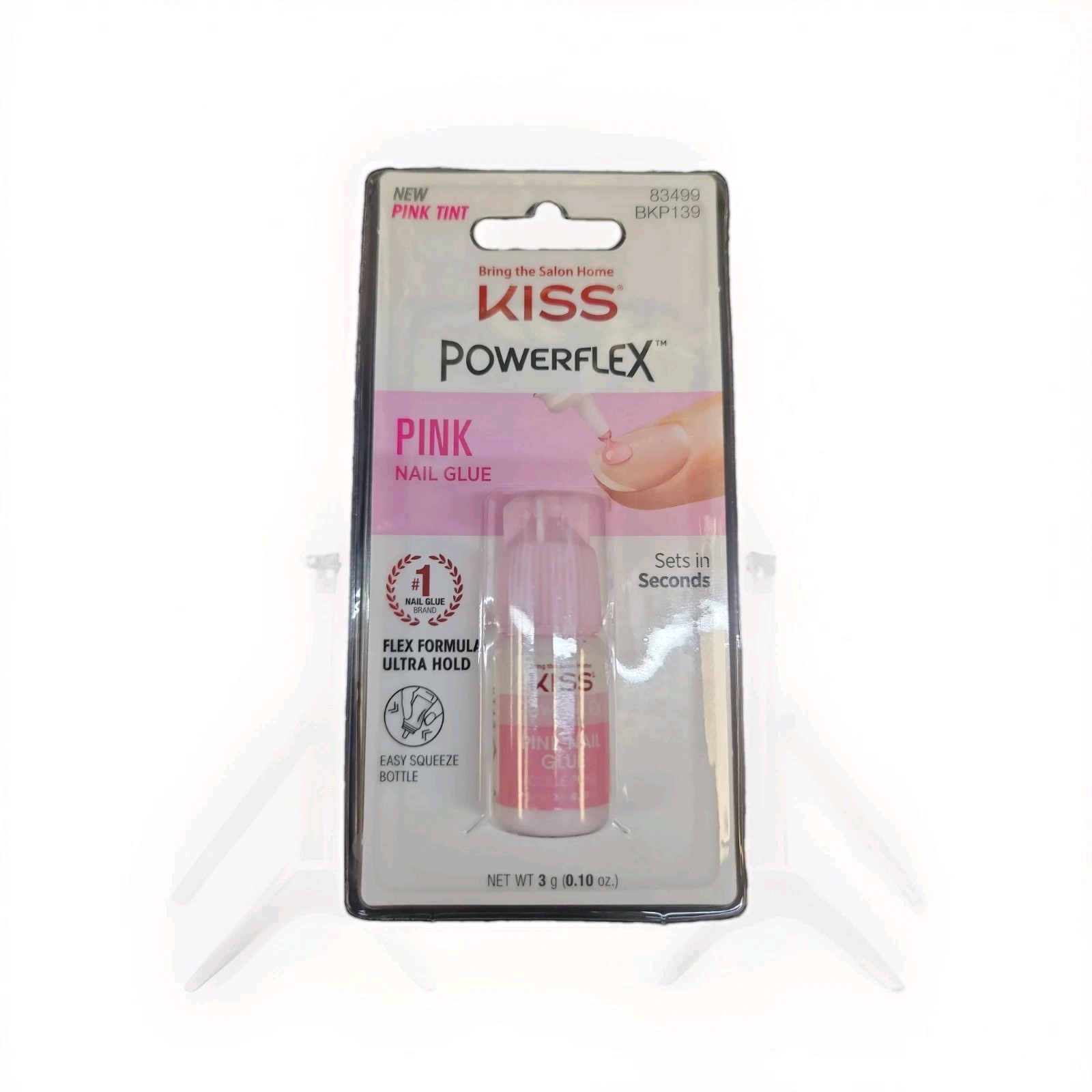 KISS Pink Tint Powerflex Ultra Hold Nail Glue BKP139