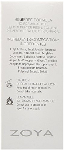 ZOYA Satin Seal Top Coat, 0.5 Fluid Ounce