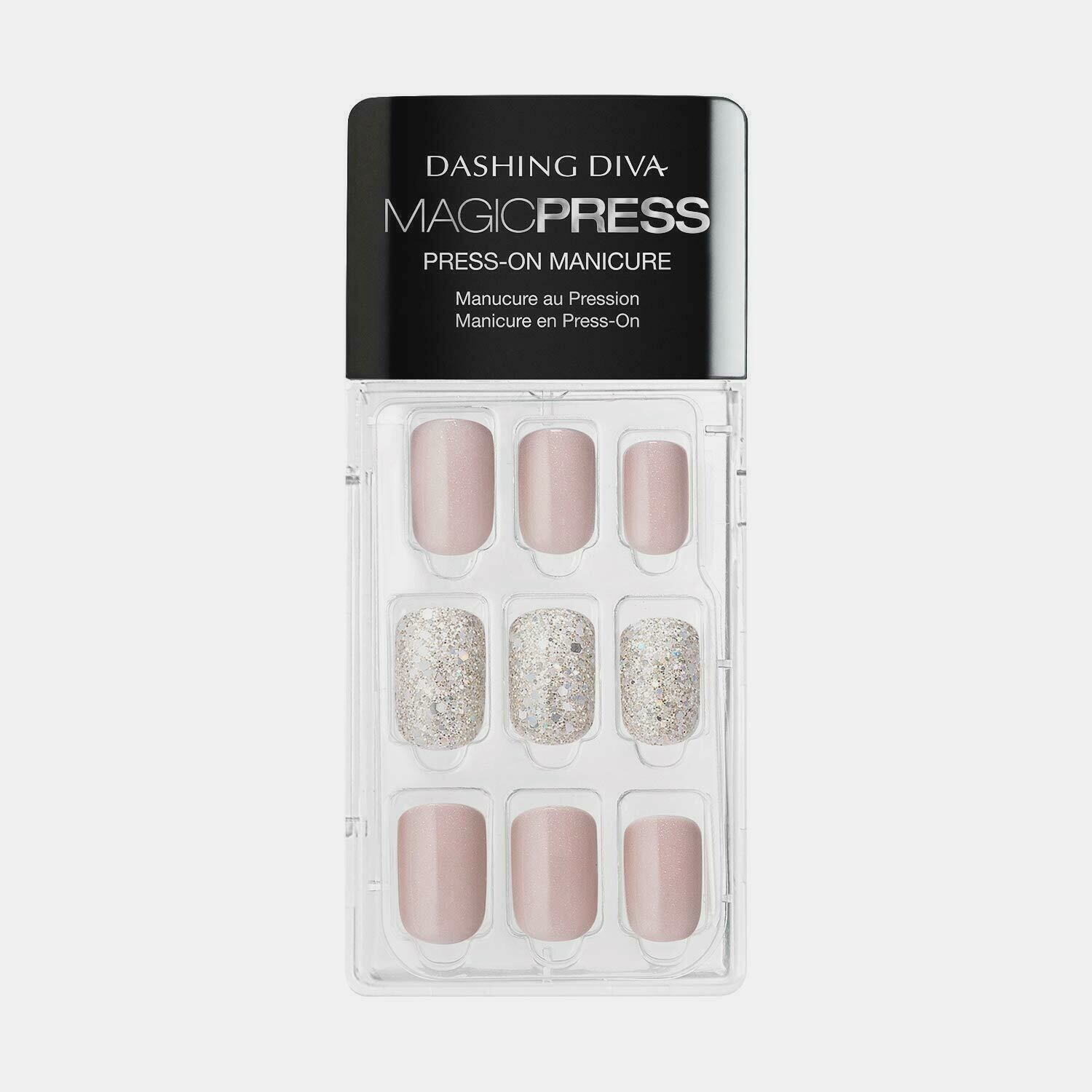 Dashing Diva & Impress Press-on Nails Small & Med Assorted Colors & Accents