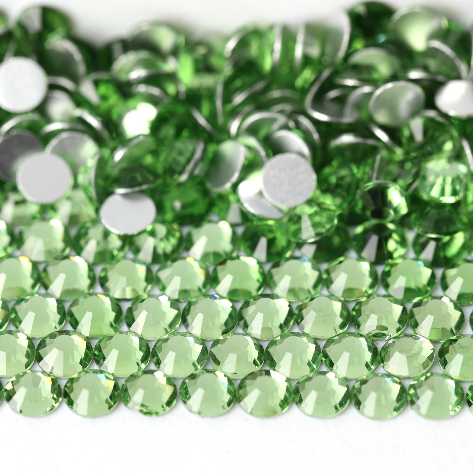 Diamonland Flatback Glass Crystal Rhinestones Rounds Gems for Bedazzling Nail…