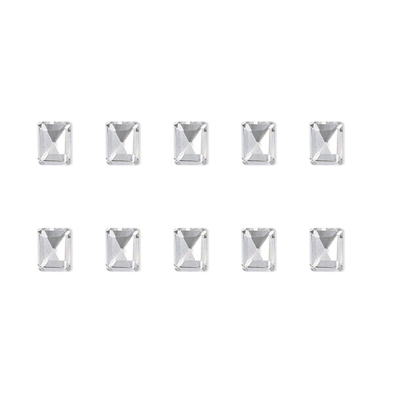 10x Irregular Shape Rhinestones Clear Crystal
