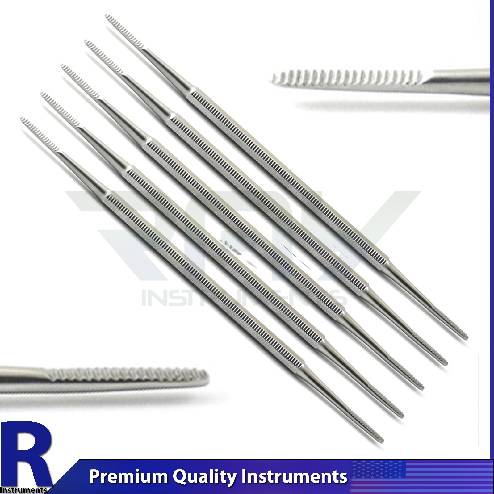 5Pcs Chiropody Podiatry Ingrown Toe Nail File Trimmer Double End Stainless Steel