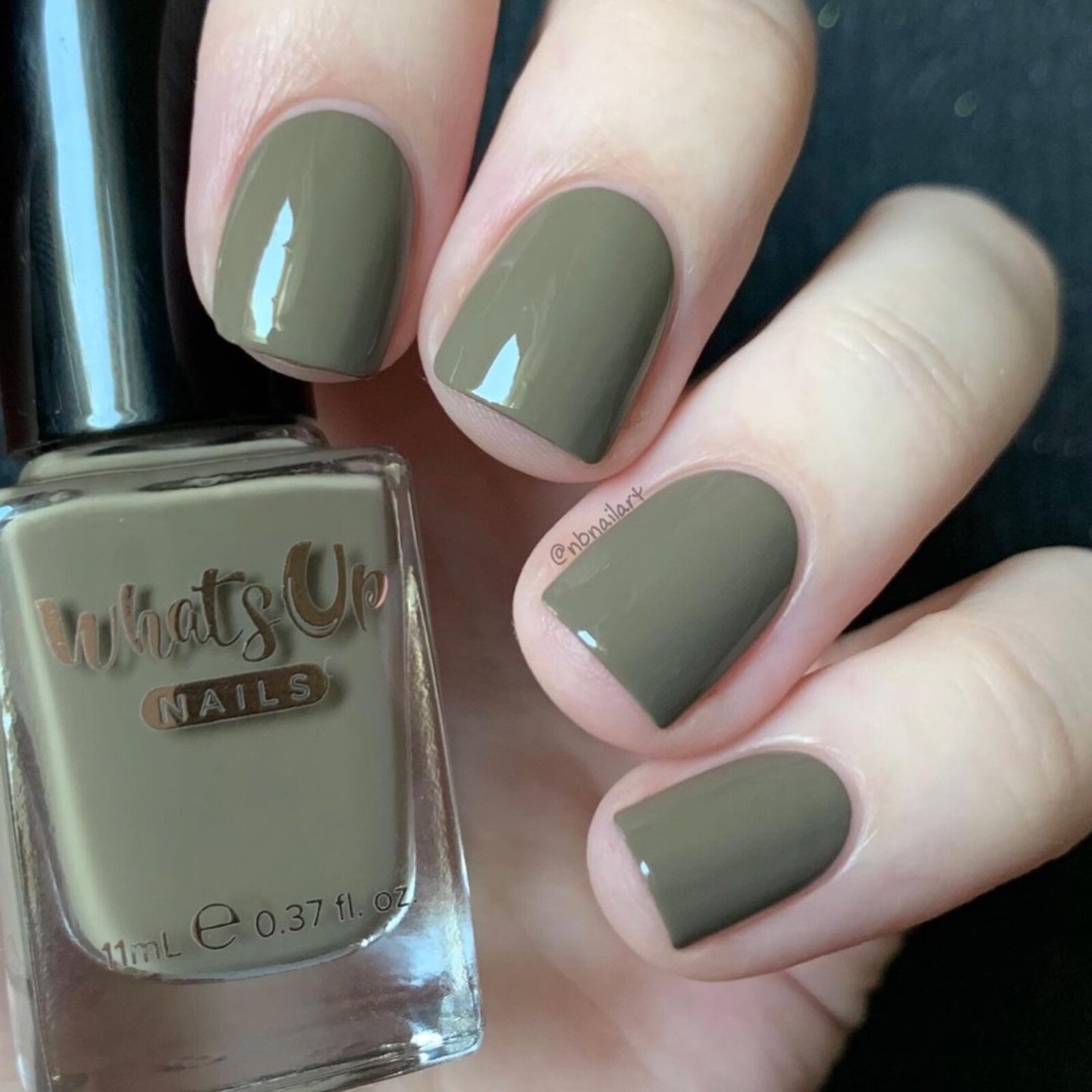 Clay Nail Polish (Khaki Brown Creme) Nail Polish for Nail Art
