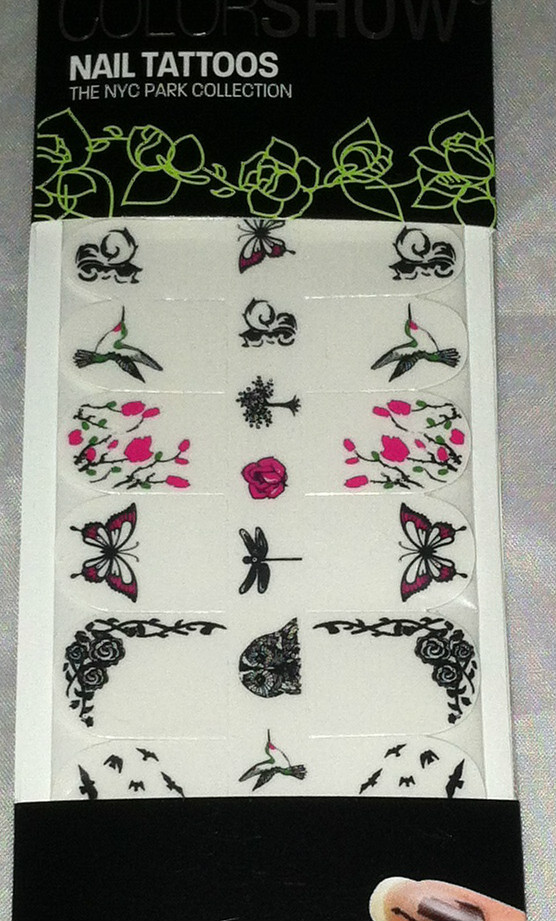 Maybelline Color Show Nail Stickers/Tattoos * 20 NYC PARK * New Limited Edition
