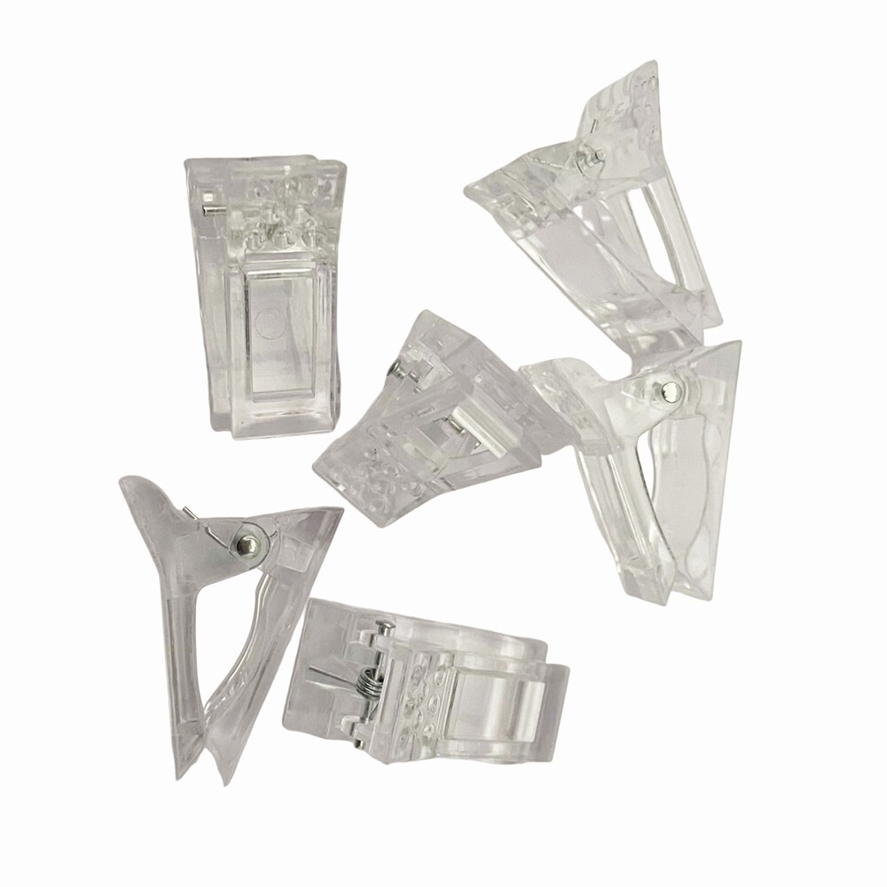 10 PCS/Set Nail Construction Fixation Clip DIY Transparent Fixing Clip Nail Mold