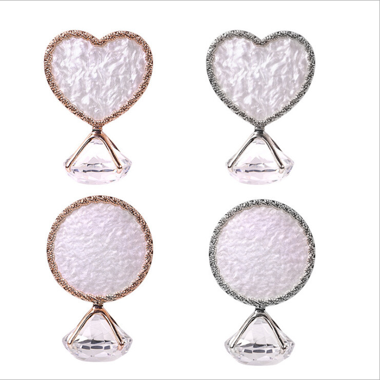 1 Pcs Nail Art Palette with Diamond Base for Tips Display Stand Cosmetic Tools