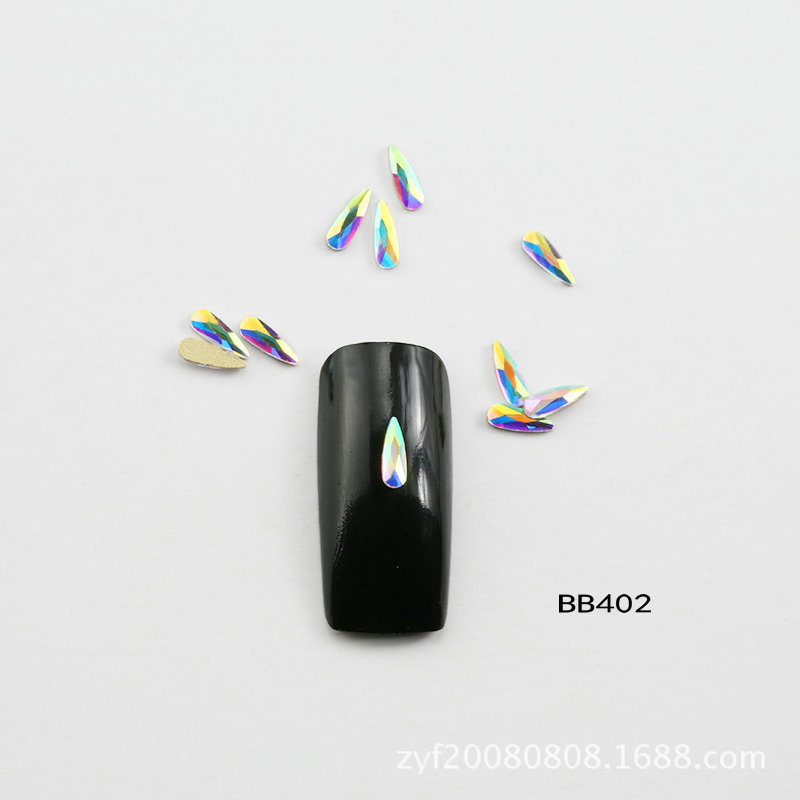 Multi-style Abnormity Nail Art Rhinestones Glitter Gems 3D Tips DIY Decoration