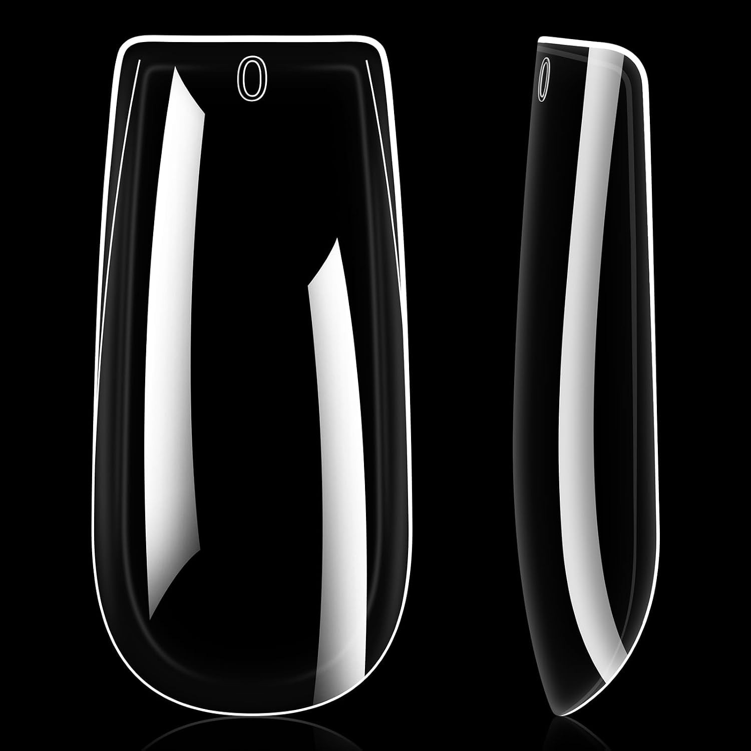 Medium Square Nails Tips 504PCS Full Cover Nail Extensions | Clear, Full Cover,