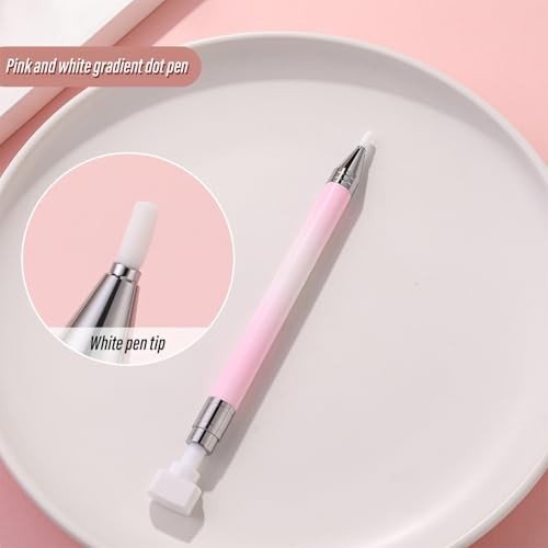 Rhinestone Picker Tool Wax Pen, 1pc Refillable Wax Pen with 6pcs Wax,