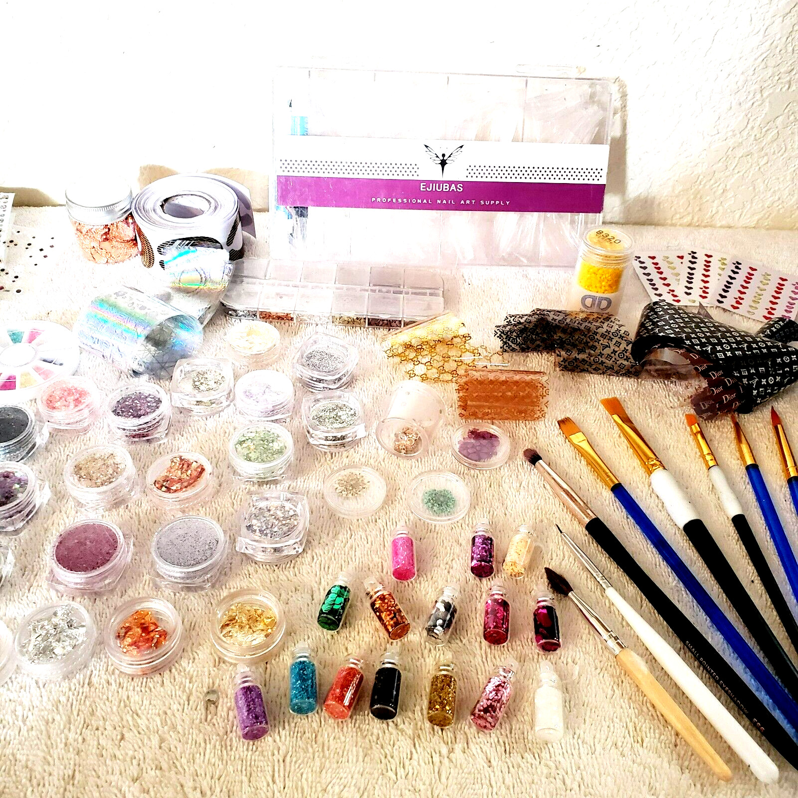 Manicure Nails Glitter Acrylic Gel Make-up Crafts Resin Embellishment Lot