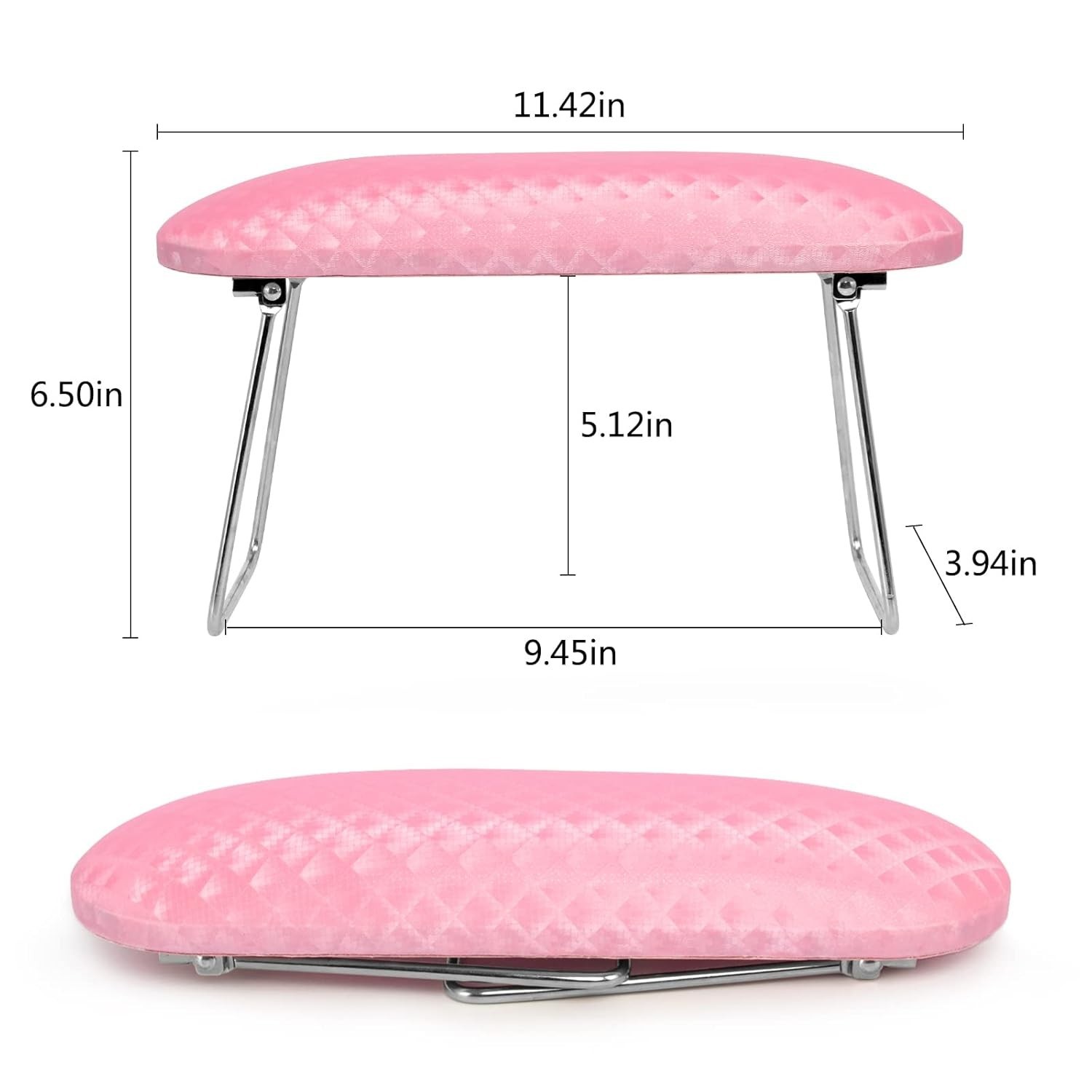 Arm Rest for Nails Tech, Professional Microfiber Leather Nail Hand Rest Stand…