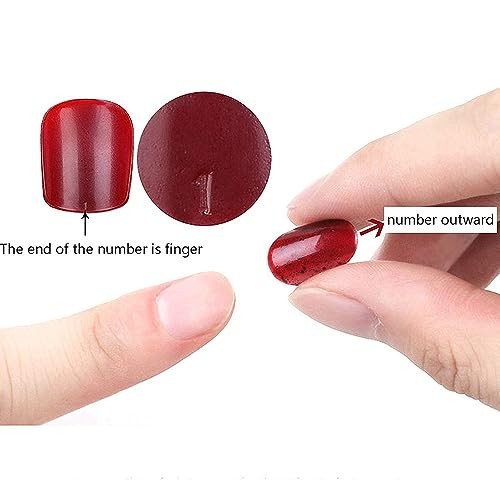 Press On Nails Coffin Shape Fake Nails Long False Nails with Glitter Design for