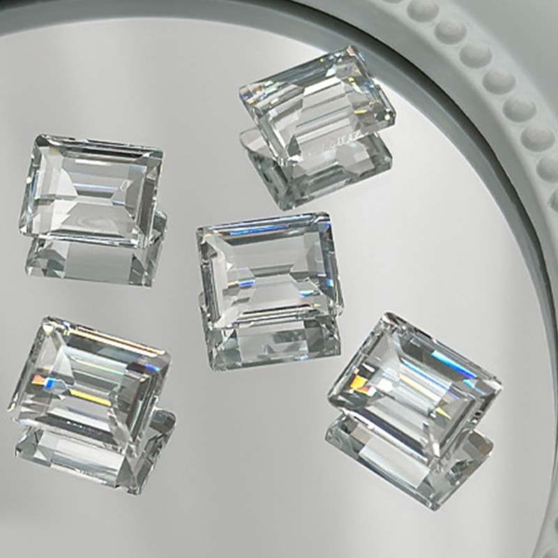 5Pcs Nail Arts Decorations Crystal Pointed Bottom Crystal Nail Decoration