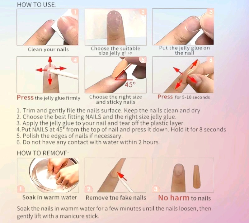 New Fashion 24 Count Duck Nail Set