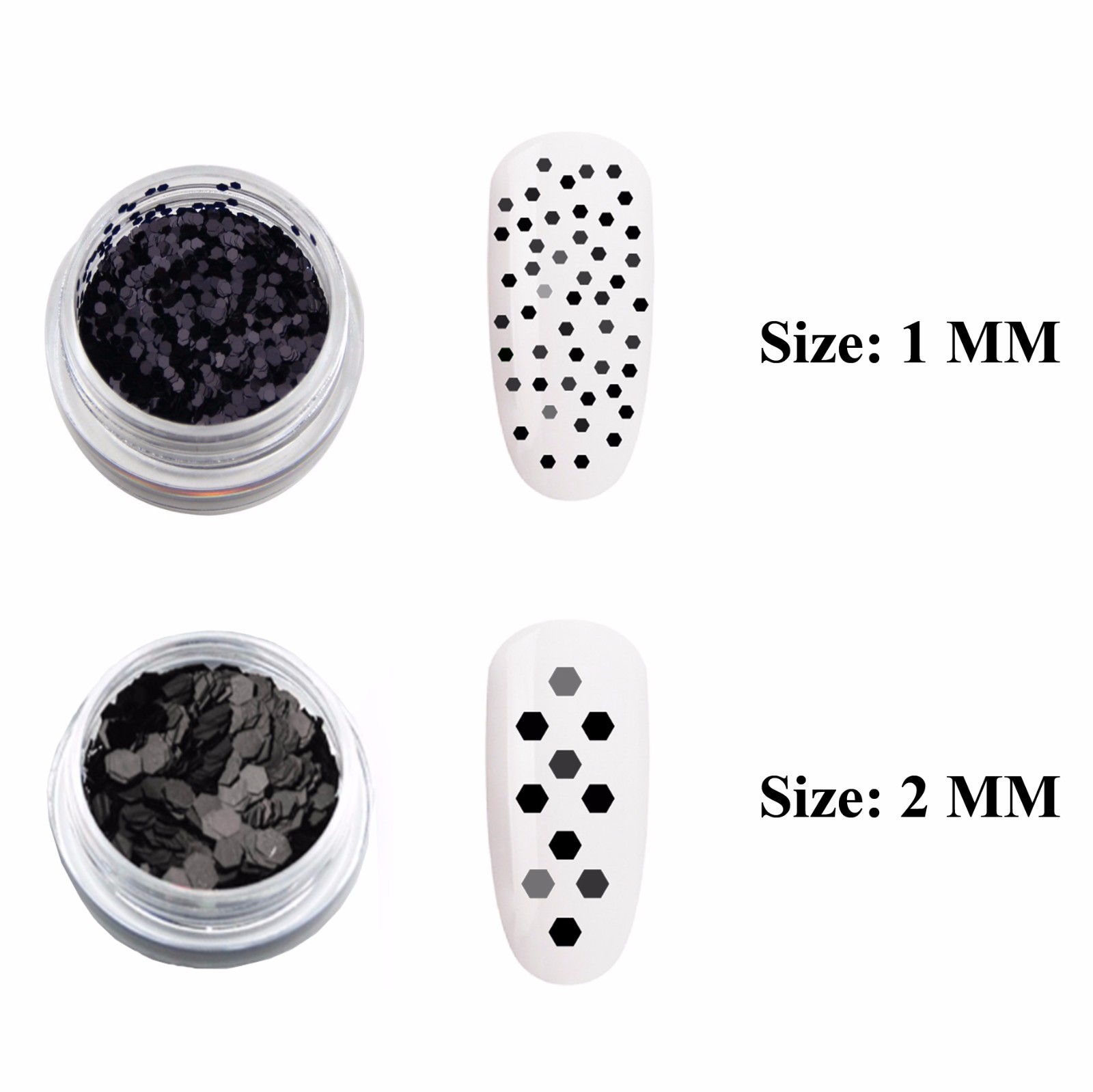 12 Color Nail Art Glitter Sparkle Sequins Holographic Metallic Flakes Nail Decor