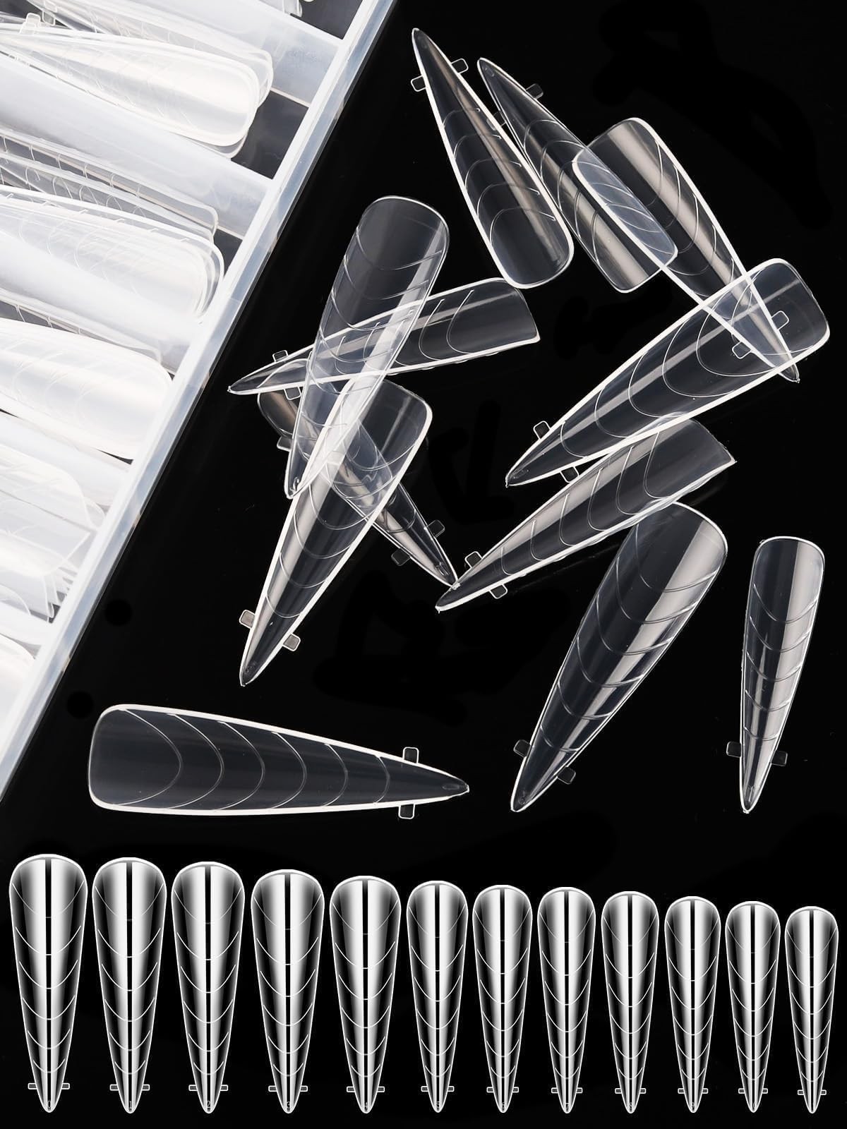Dual Nail Forms for Poly Extension Gel 120 PCS