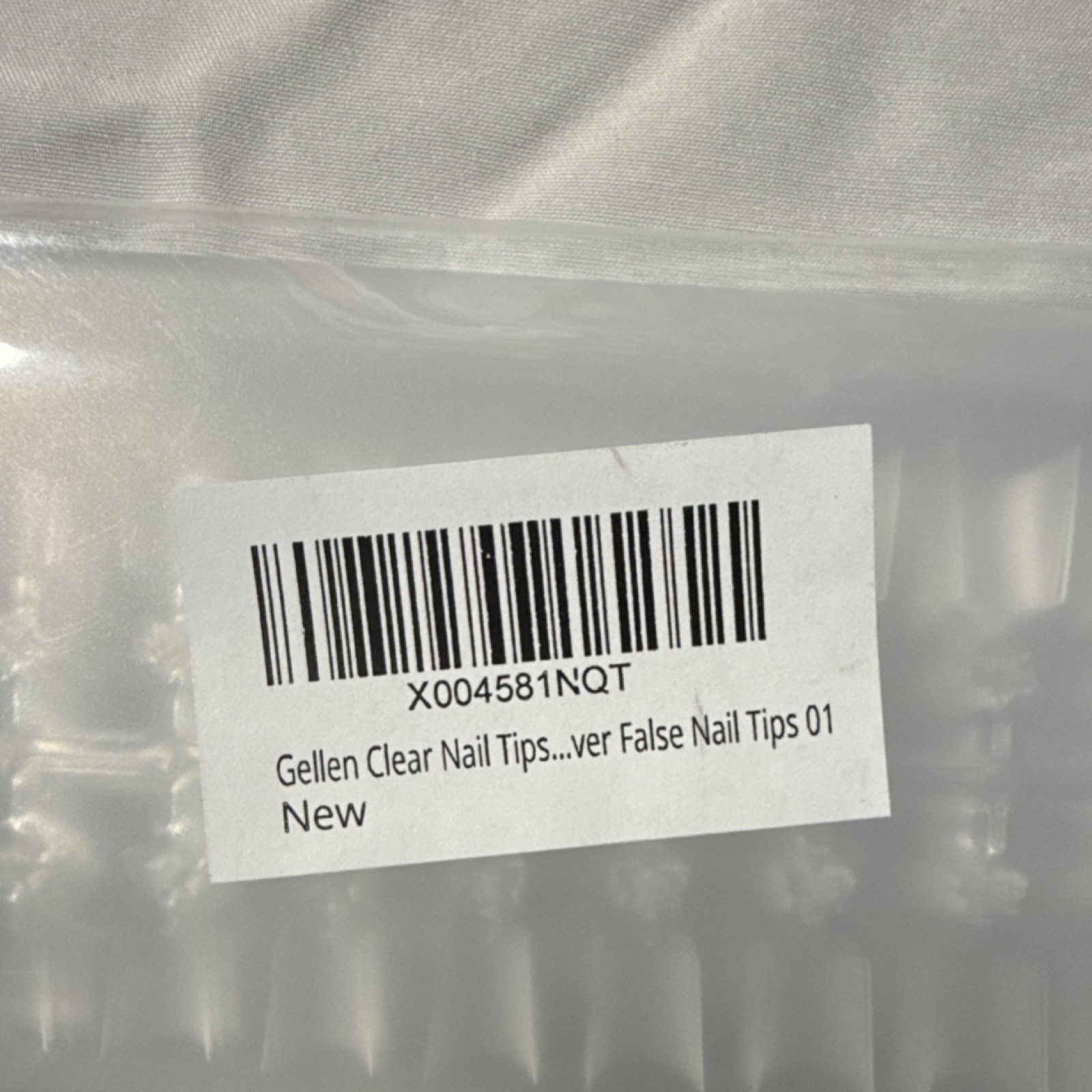 Gellen Clear Acrylic Nail Tips Full Cover 248 PCS X004581NQT