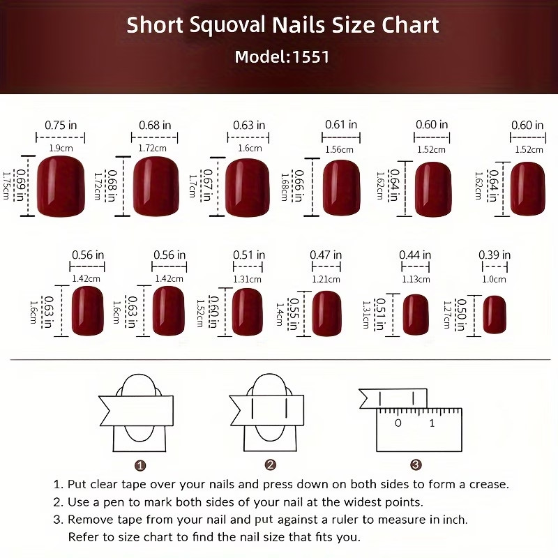 24pcs Glossy Short Squoval Fake Nails White Pink Press on Nails with Golden