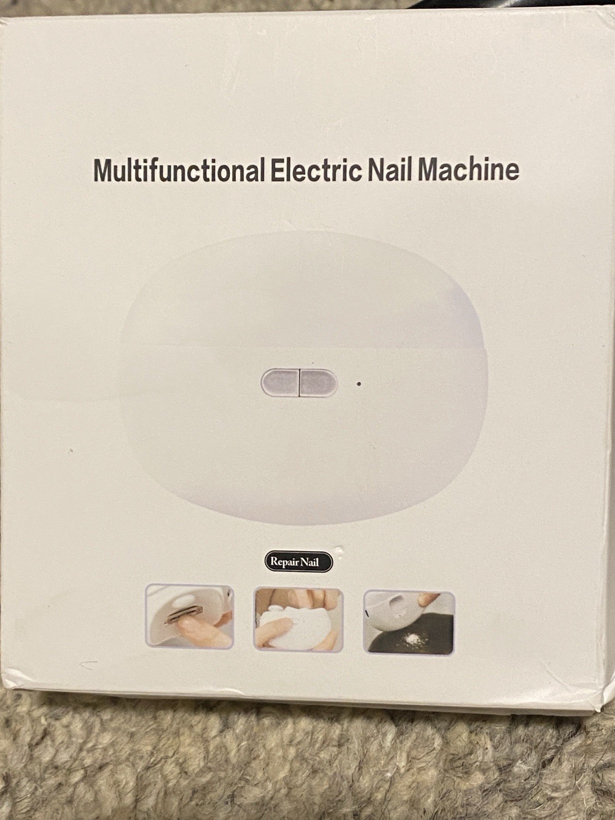 Electric Nail Clipper Automatic Nail Trimmer USB Rechargeable Safe Baby Adult
