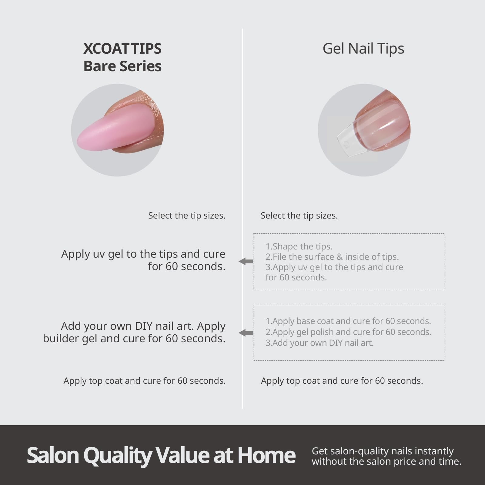5-Shade Nude Press-On Nails – Long Coffin Style, 4-Week Wear, Easy Apply, 16 Siz
