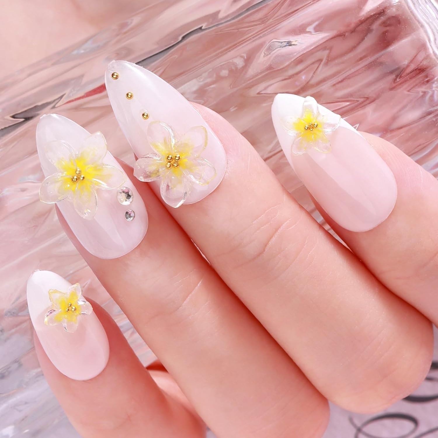 Clear Solid Builder Nail Gel for 3D Art & Extensions – 15ml Non-Sticky Formula