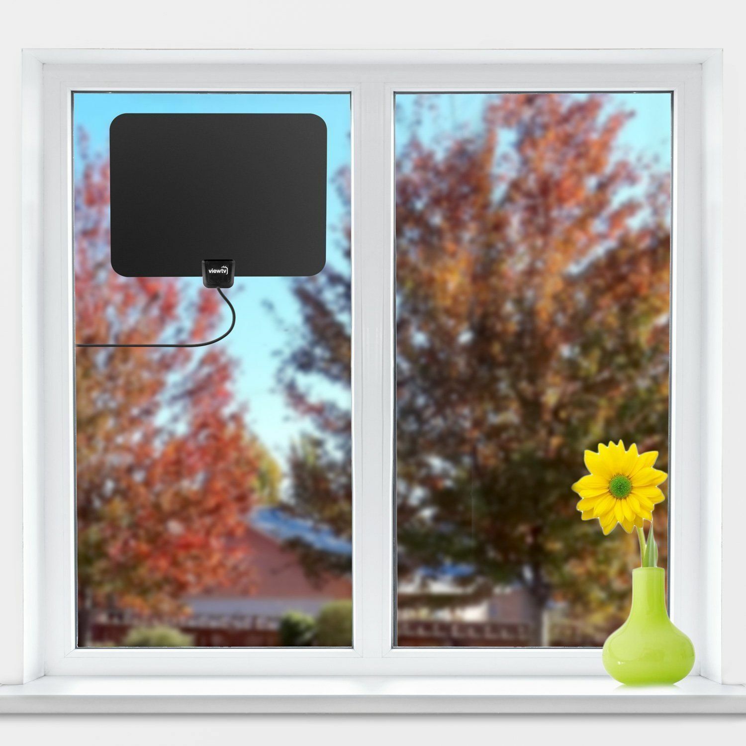 Upgraded Indoor TV Antenna with Amplifier Free Digital 1080P HDTV 4K Amplified