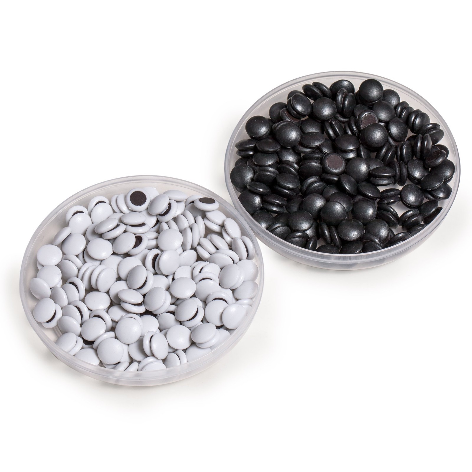 Yellow Mountain Imports Magnetic Go Game Set 11 x 0.6 inches, Black, White