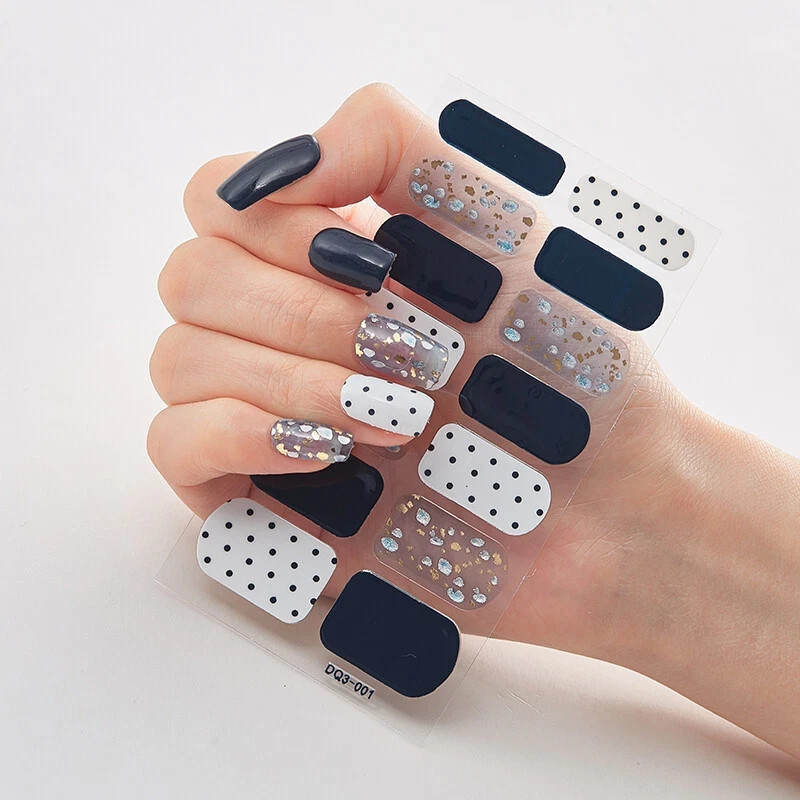 Share Full Size Nail Wraps Stickers Polish Toe Manicure Art Self Stick Decor3D