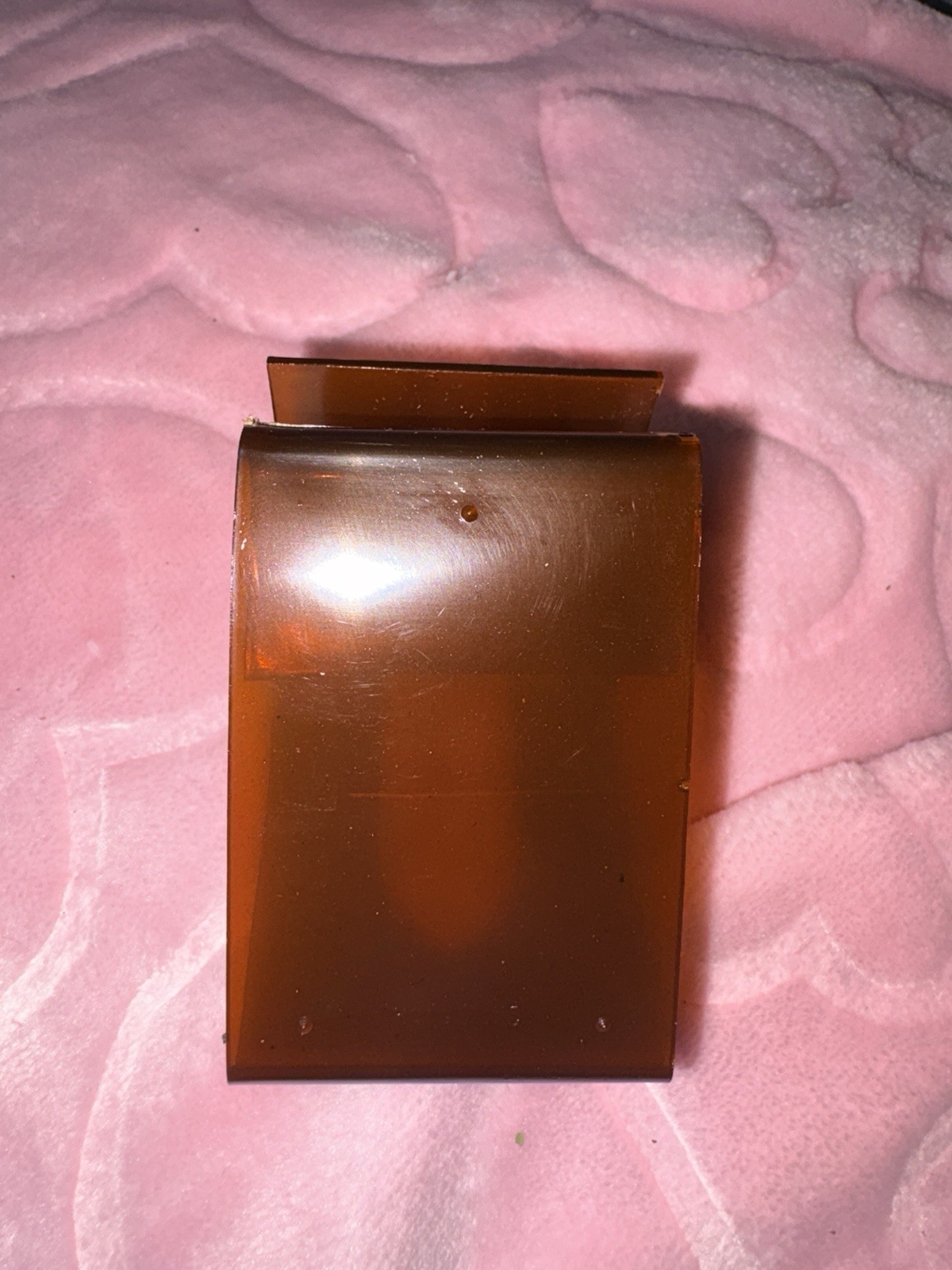 Tilt It 1980 Vintage Fingernail Polish Holder Brown Plastic Made in Hong Kong