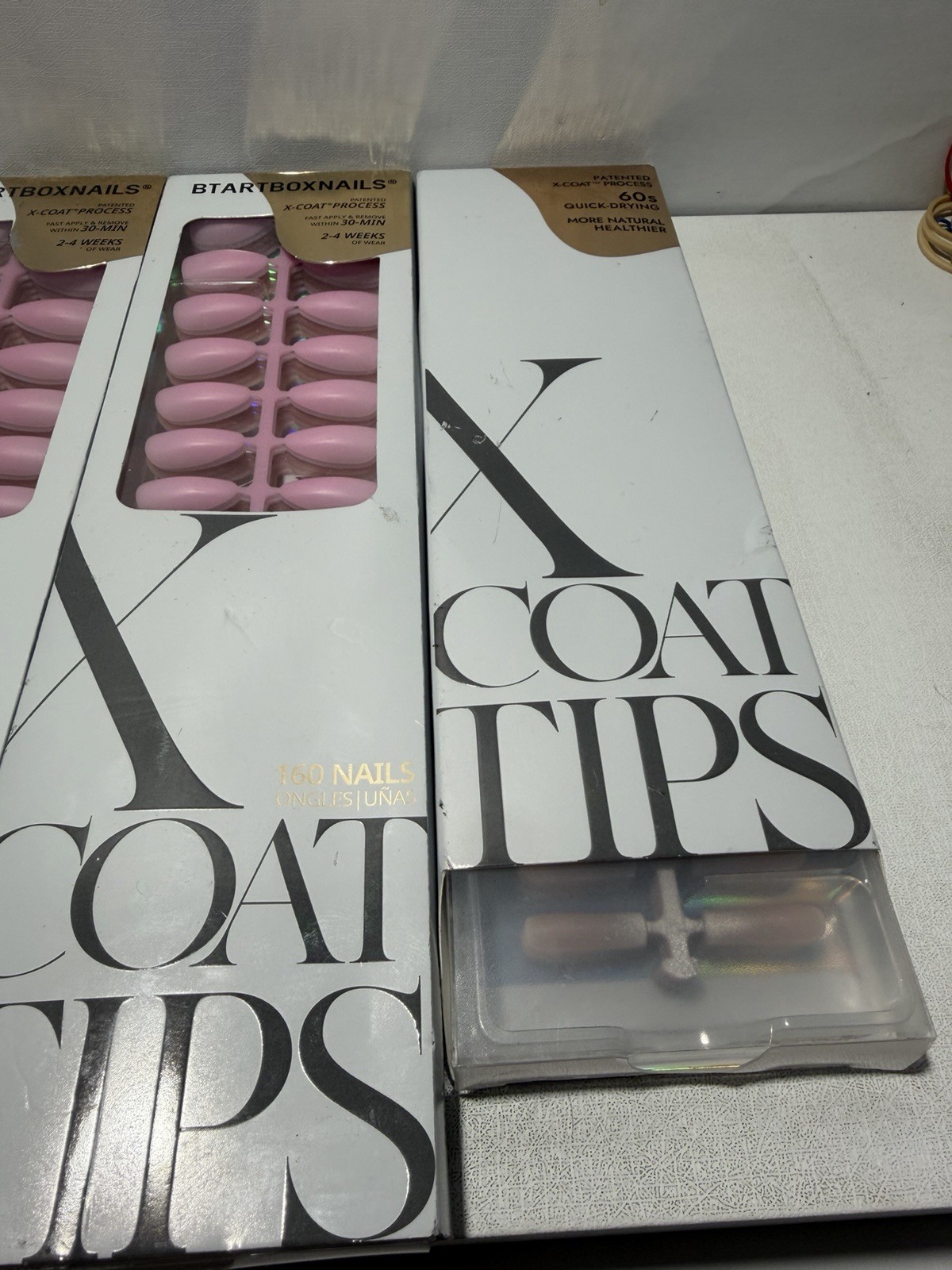BTARTBOXNAILS X-Coat Tips Bundle All New Fast Ship