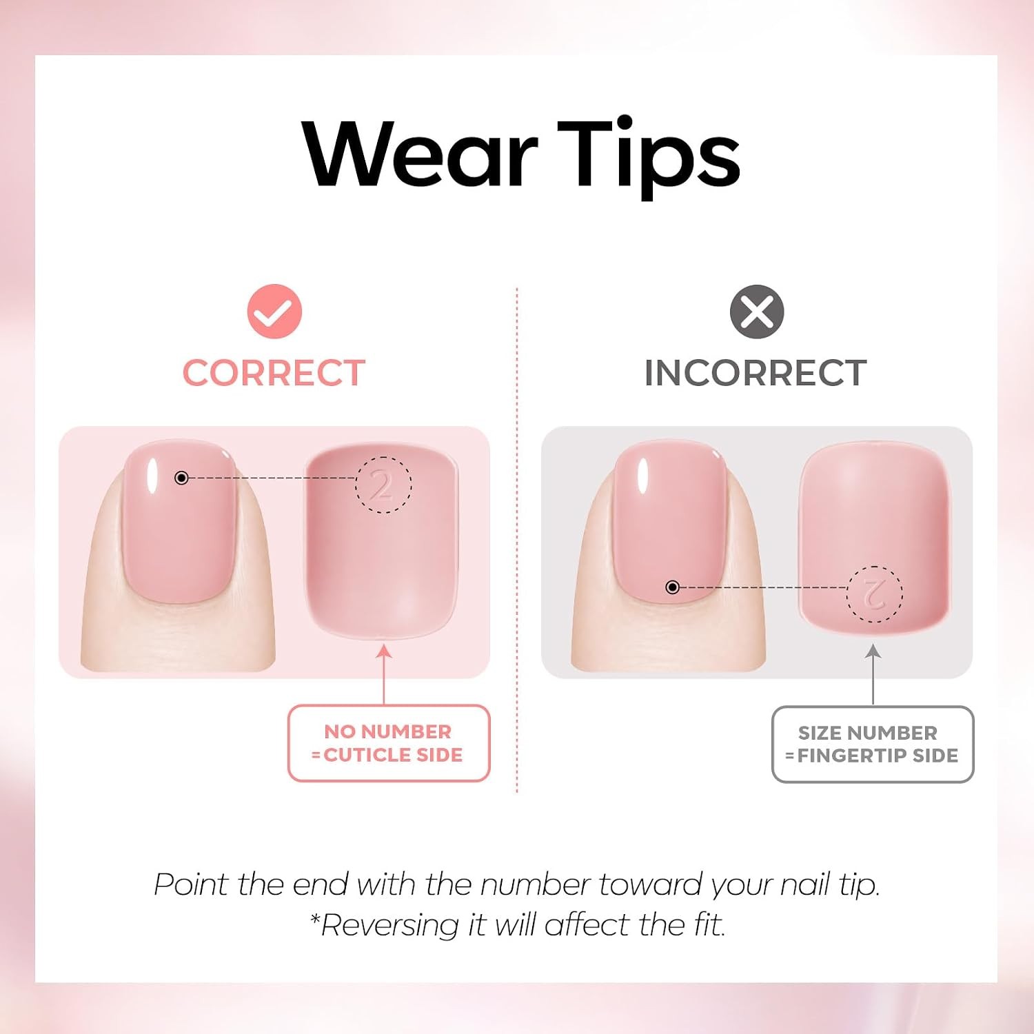 Extra Short Press on Nails, Milky White Squoval Fake Nails | Reusable Nail Kit