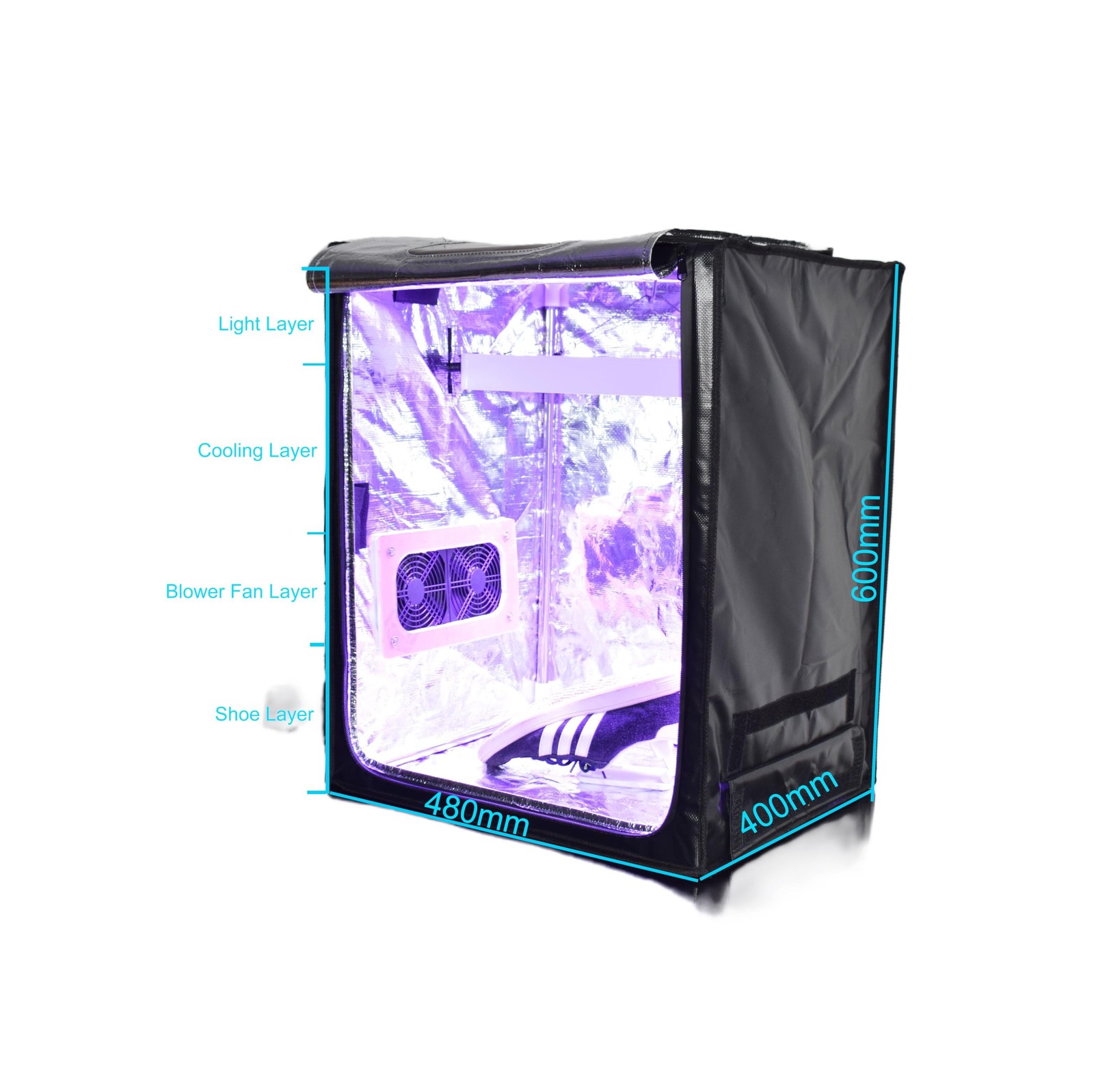 UV Light Box for DIY Icing Box Make Yellow/Oxidized Soles Icing White Again o…