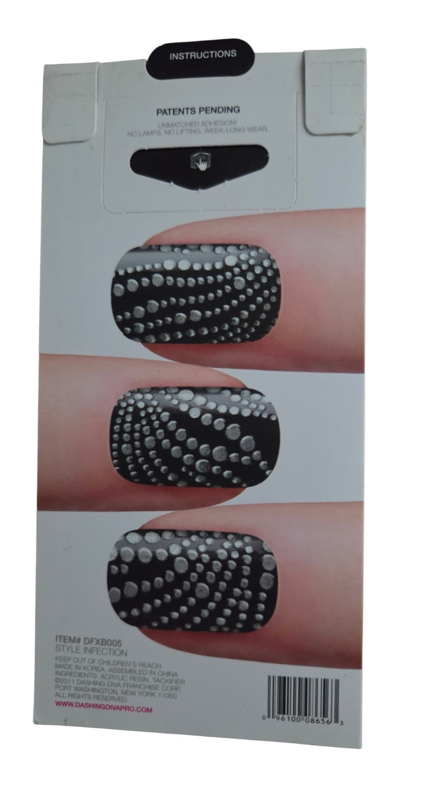 Dashing Diva Design FX Bling Nail 36 Appliques In 9 Different Sizes Brown