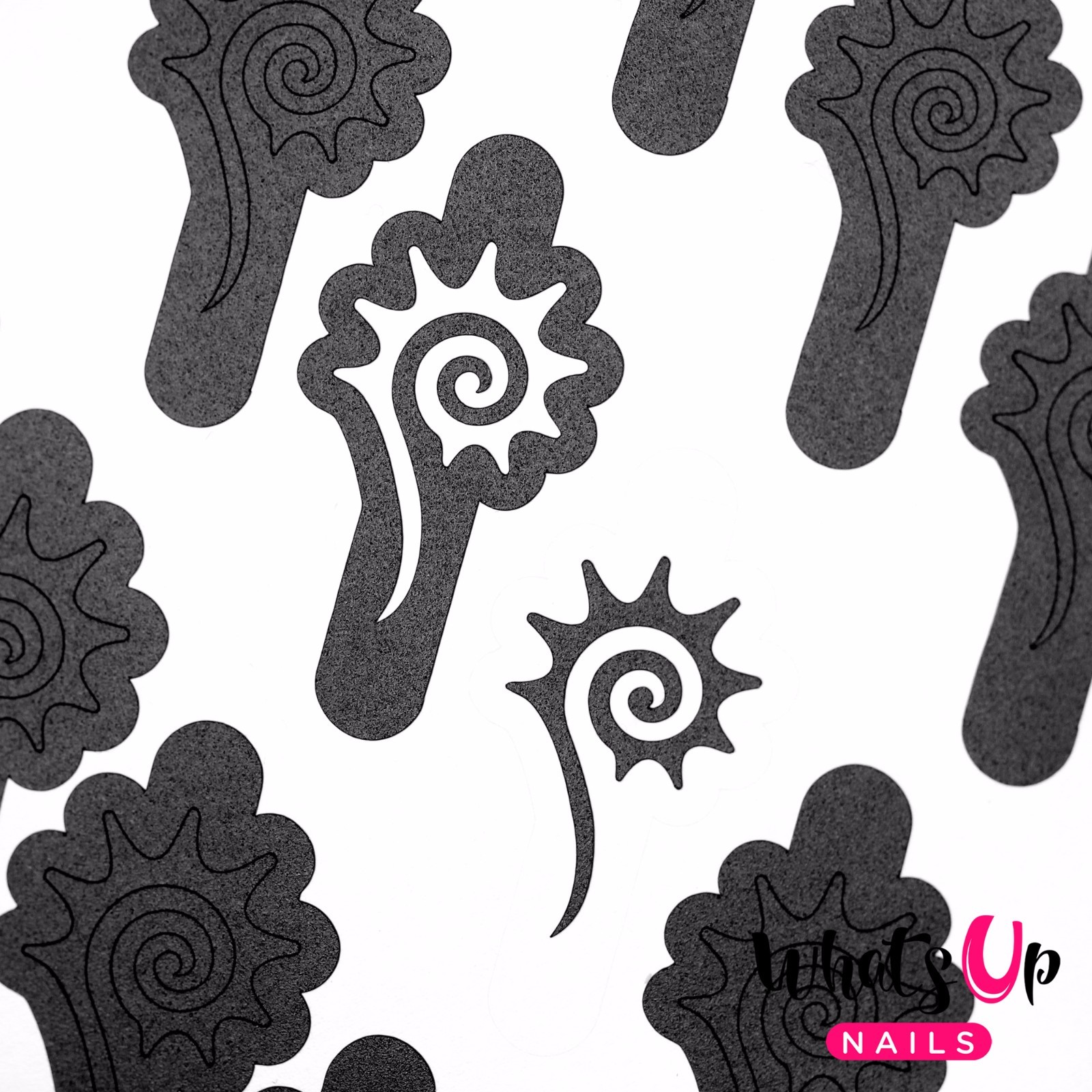 Tribal Sun Stencils for Nails, Nail Stickers, Nail Art, Nail Vinyls
