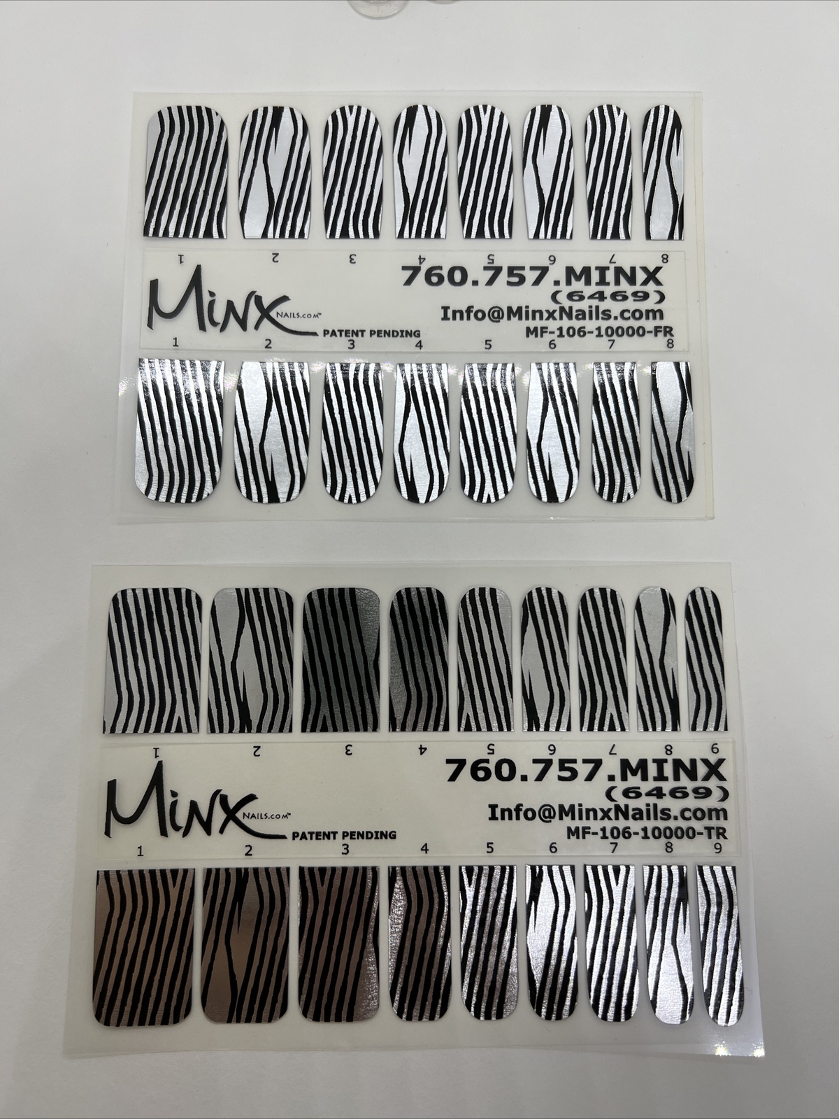 Minx Foil Nail Cover Nail Art Sticker Manicure Wraps