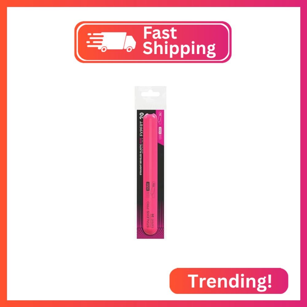 Staleks Pro Straight Beveled Plastic Nail File Base Expert 20 – Lightweight Reus