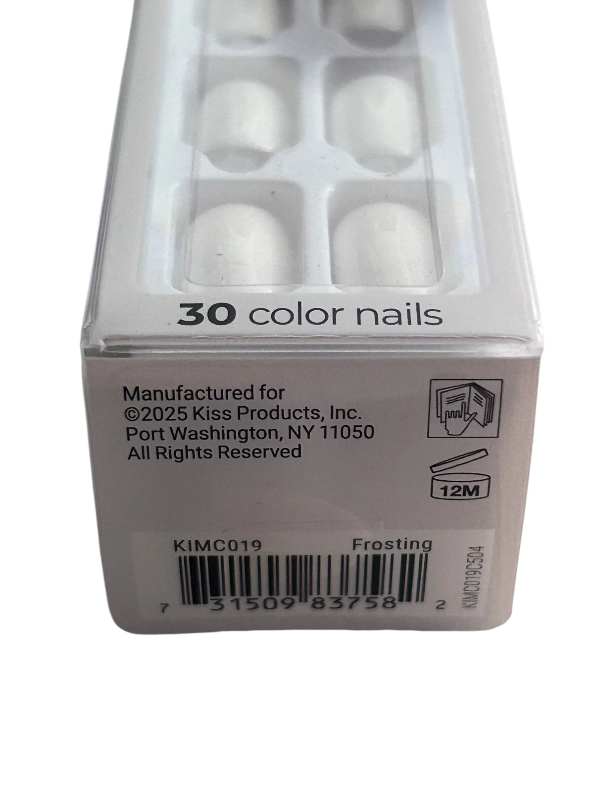 Impress No Glue Mani – Short Length Classic Glossy White Manicure-at-Home 83758