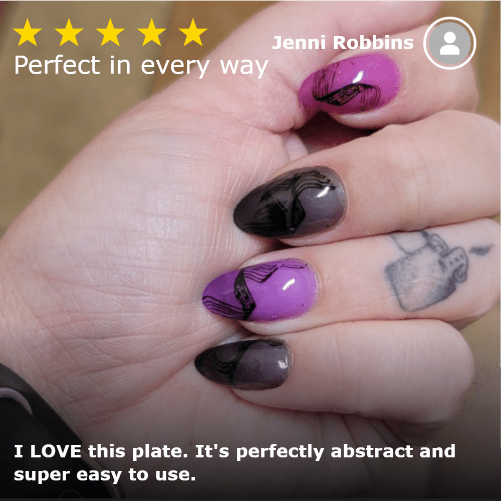 M298 Maniology Nail Stamping Plate