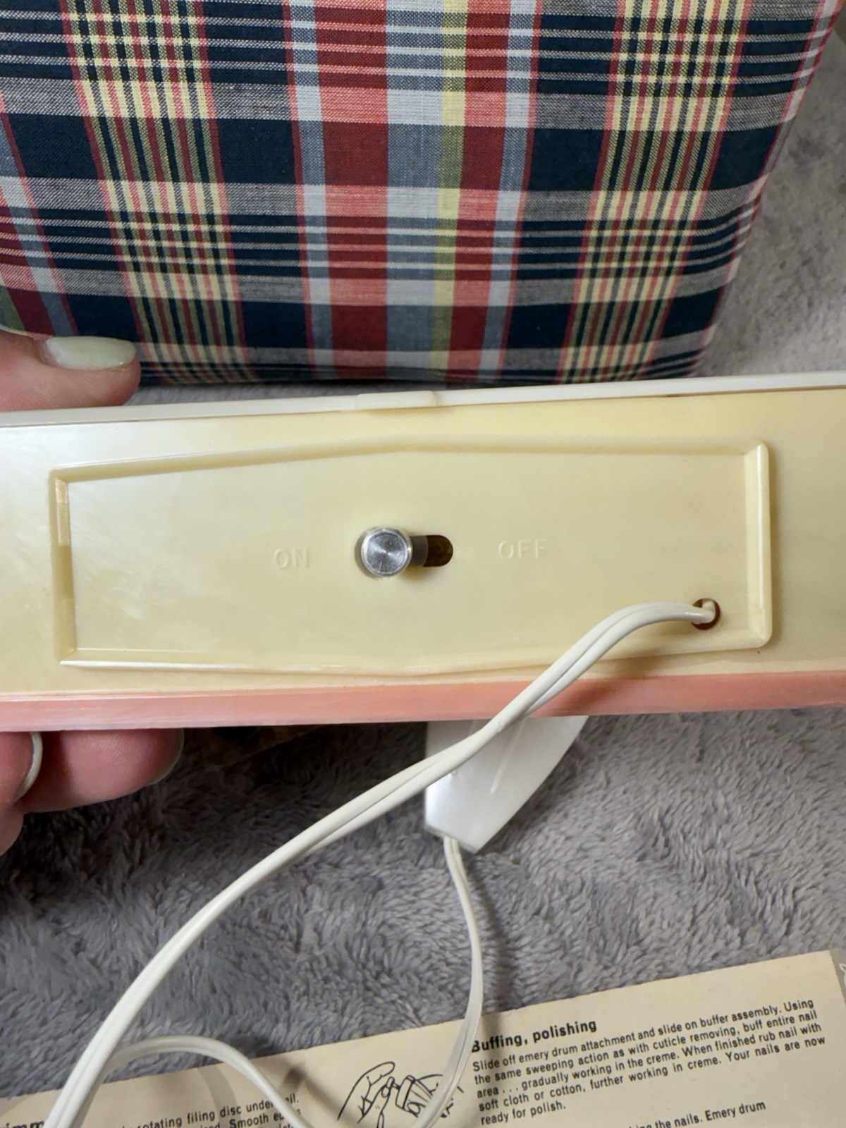 VTG Lady Manicure Push Button Manicuring Magic By Debu-Teen 1960s