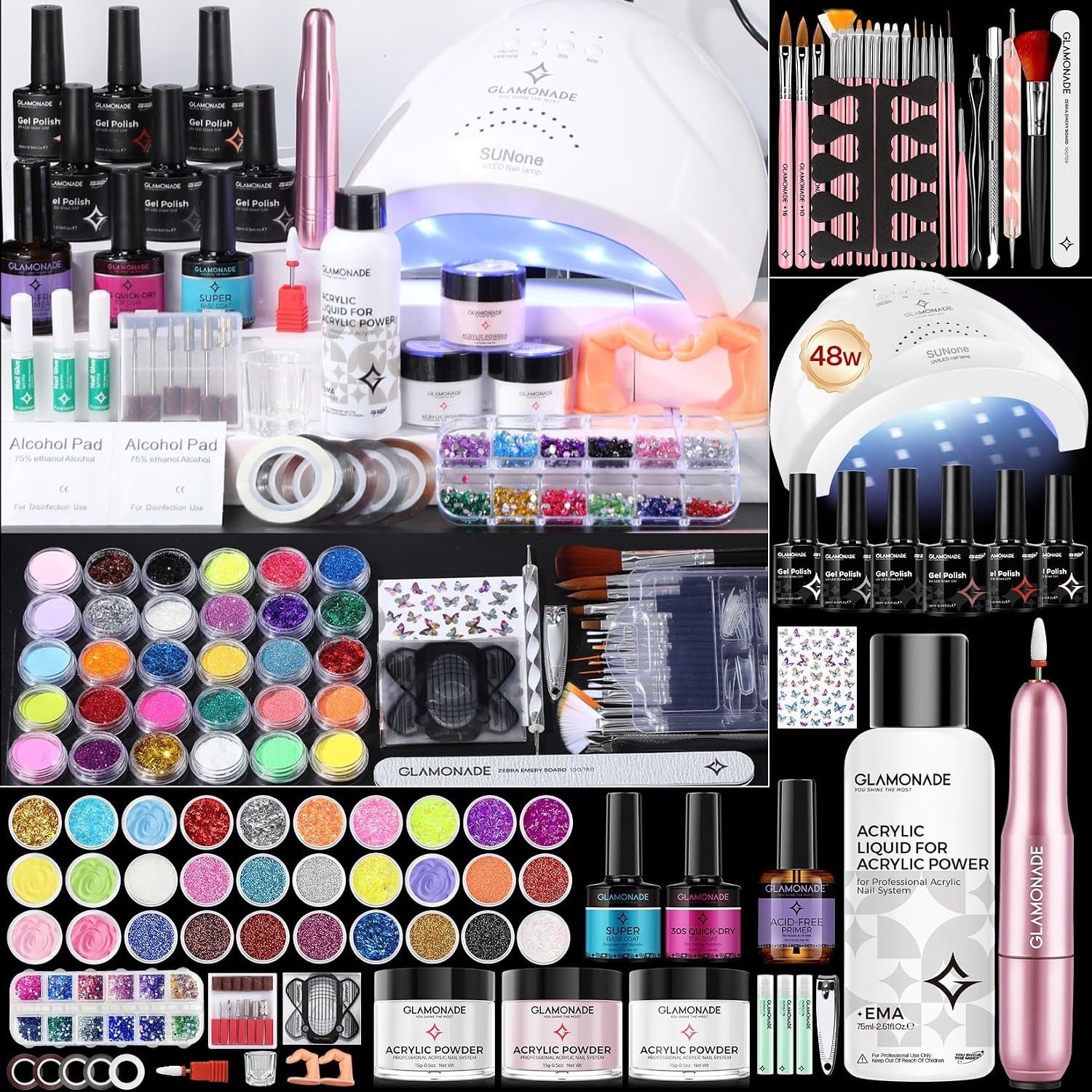 Acrylic Nail Kit for Beginners: 0 Experience Needed to Complete Acrylic Nail …