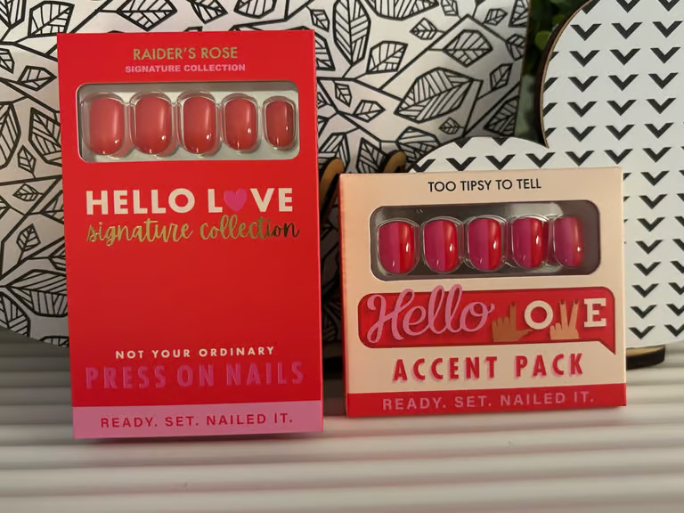Hello Love Raider’s Rose Nails and Too Tipsy To Tell Accent Pack
