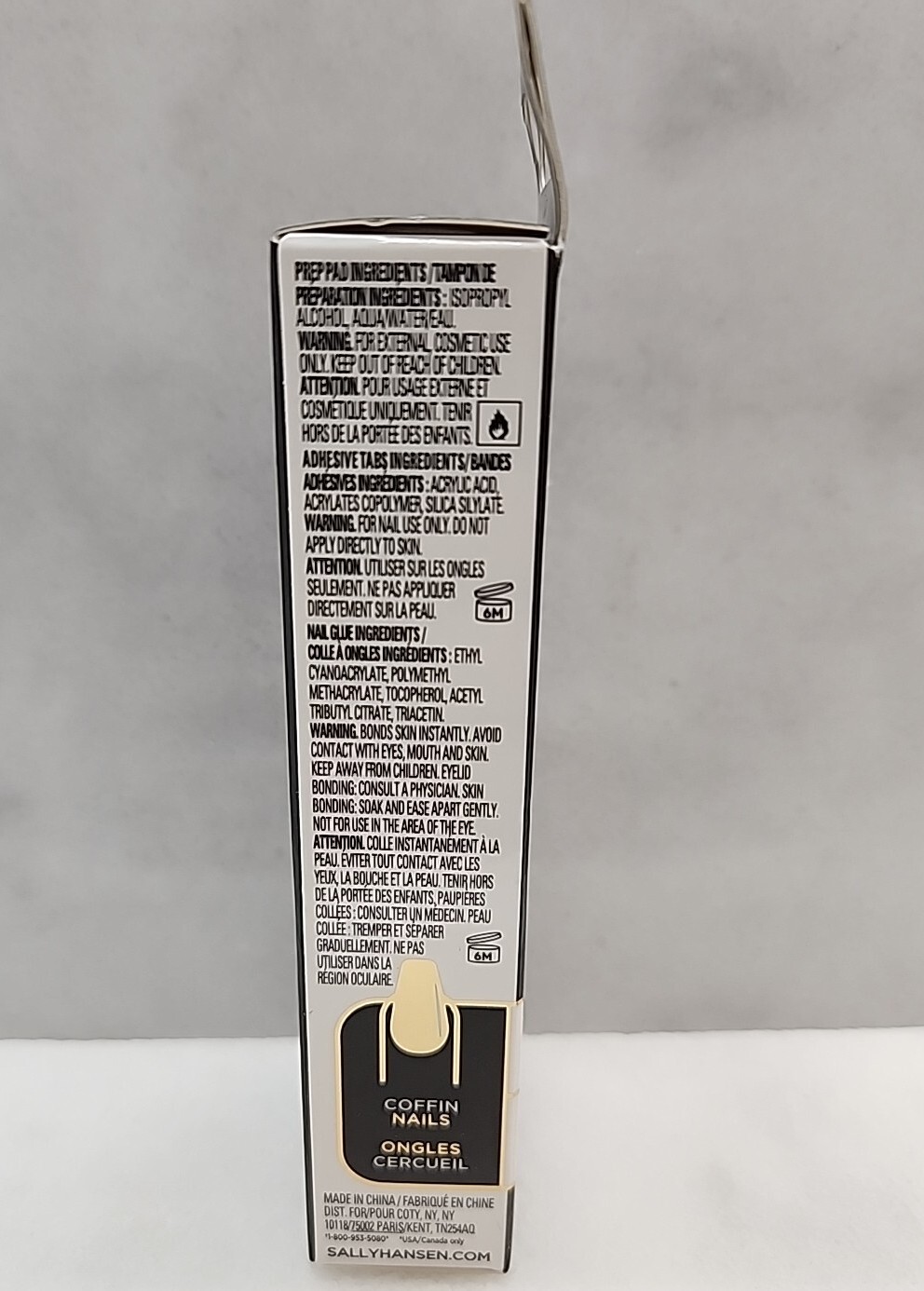 Sally Hansen Perfect Manicure Salon Effect, Meet Me in the Metal-24 Coffin