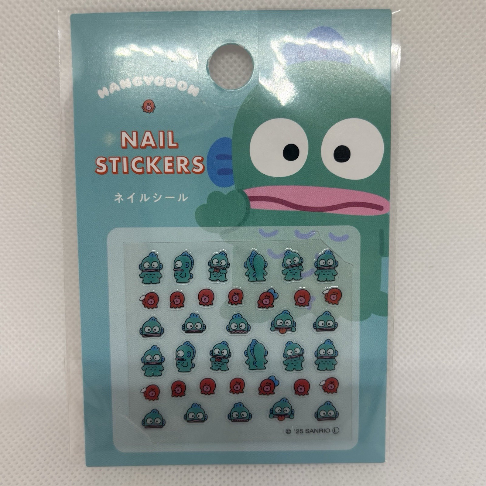Sanrio Character Nail Stickers 5pcs Set Hello Kitty Kuromi My Melody