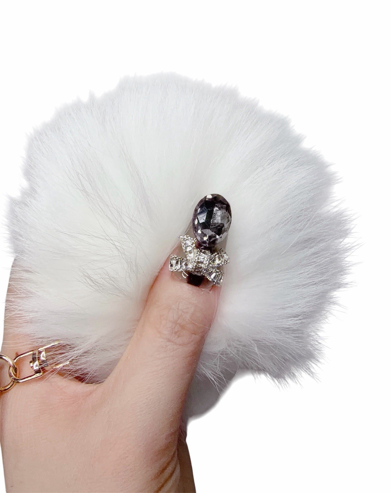 Press On Nails Long Coffin black dragon (#013) – High-Quality Durable