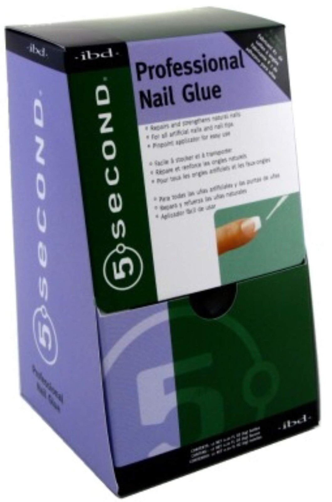 -5 Second Nail Glue Professional (12 Pack)