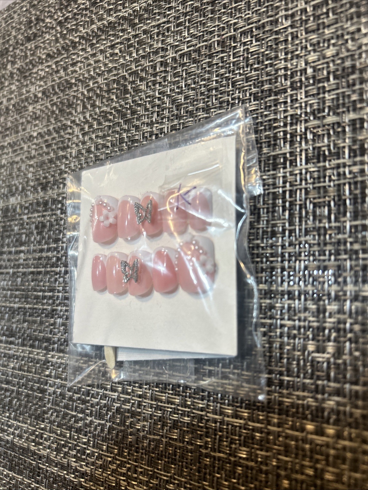 Kids Size Custom press On Nails . Handmade