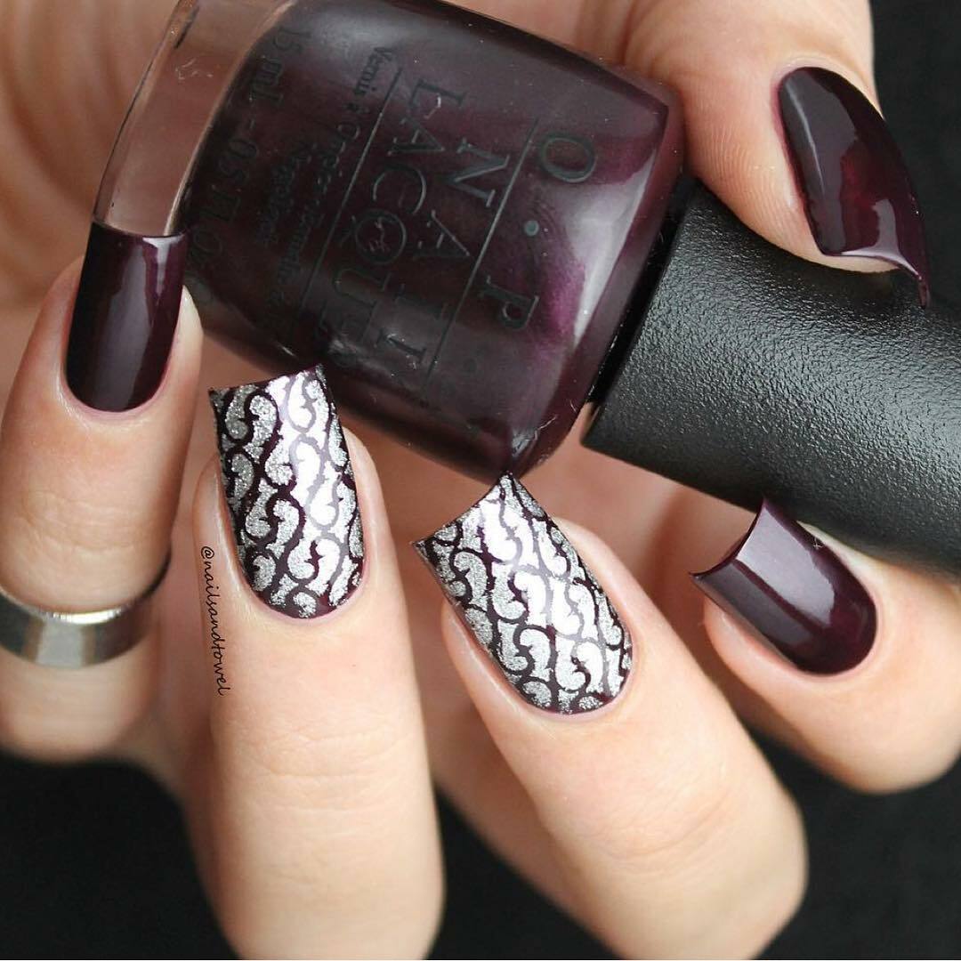 Thorns stencils for nails, nail stickers, nail art, nail vinyls