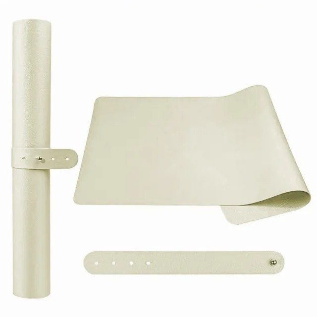 Foldable Nail Art Hand Rest Pad Table Mat Waterproof PU Leather Manicure Tool UK