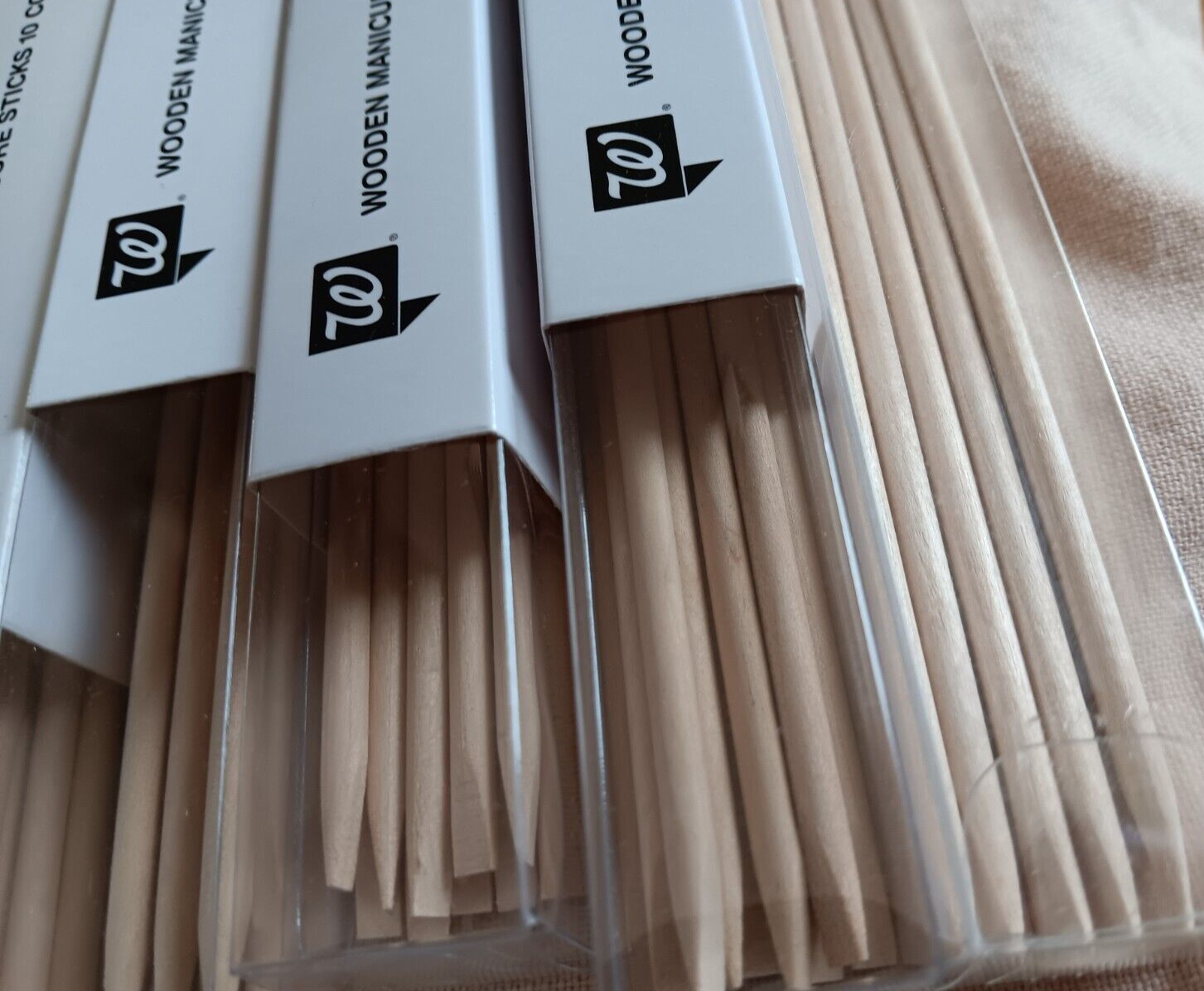 Wooden Manicure Sticks Lot Wholesale Bulk Nail Care Salon Spa Tools Pedicure
